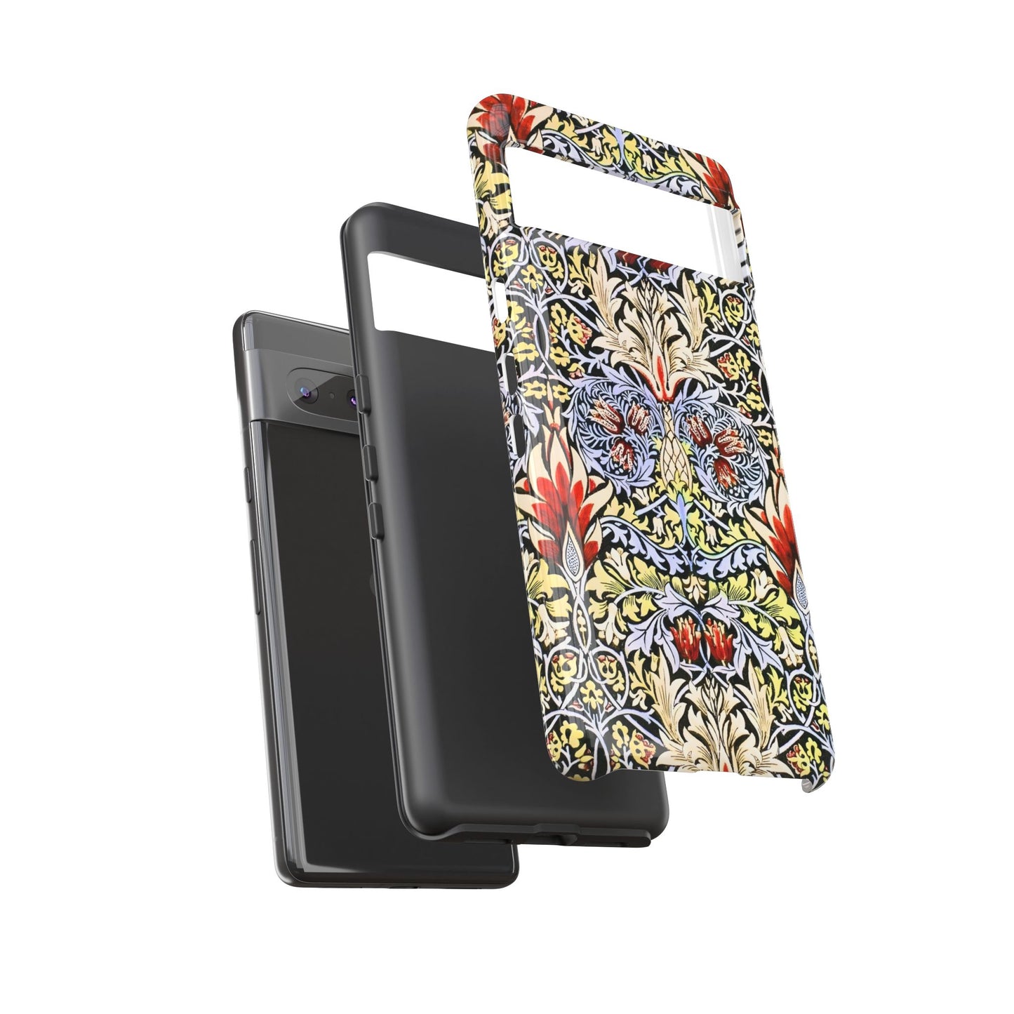 Stylish Phone Case - Floral Design, Tough Cases, Gift for Her, Phone Accessories, Trendy Tech, Unique Cell Phone Cover