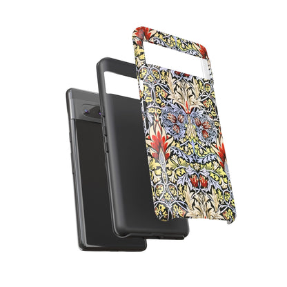 Stylish Phone Case - Floral Design, Tough Cases, Gift for Her, Phone Accessories, Trendy Tech, Unique Cell Phone Cover
