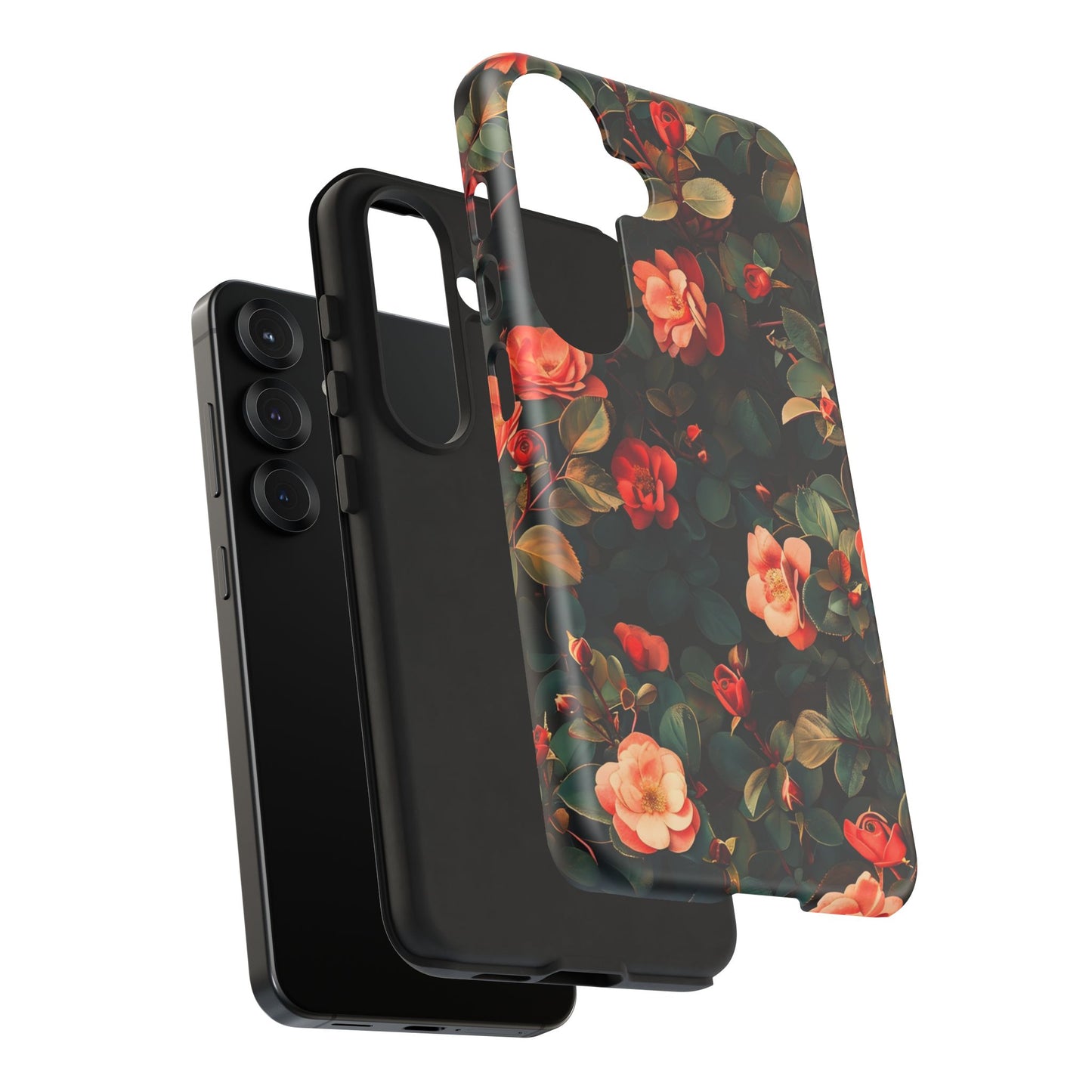 Floral Phone Case - Elegant Floral Design, Tough Protective Case, Perfect Gift for Her, Trendy Phone Accessories, Mother’s Day, Birthday