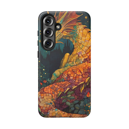 Dragon Art Phone Case, Tough Phone Cover, Fantasy Gift, Unique Mobile Accessory, Dragon Lover Gift, Stylish Protection