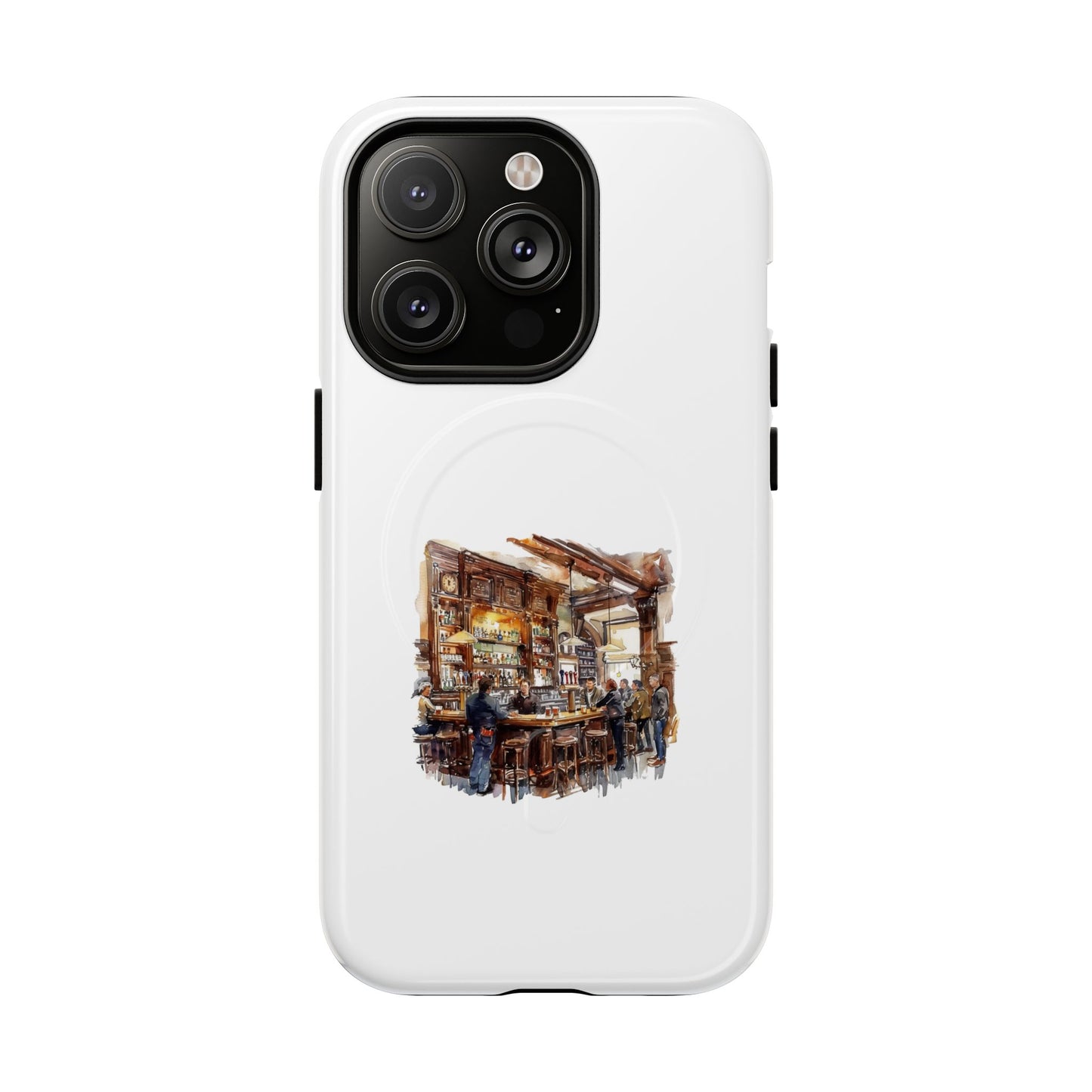 Artistic Tough Magnetic Phone Case for Secure Style, Protective Cover, Customizable Gift, Unique Accessories, Everyday Use