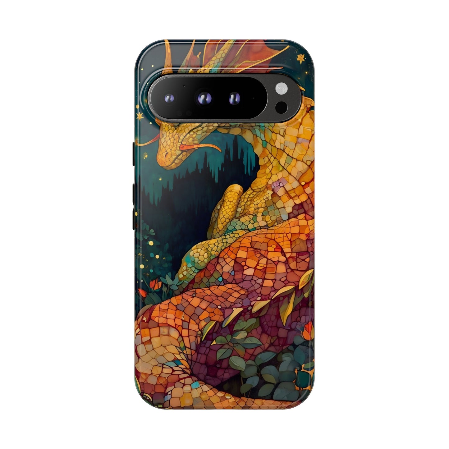 Dragon Art Phone Case, Tough Phone Cover, Fantasy Gift, Unique Mobile Accessory, Dragon Lover Gift, Stylish Protection