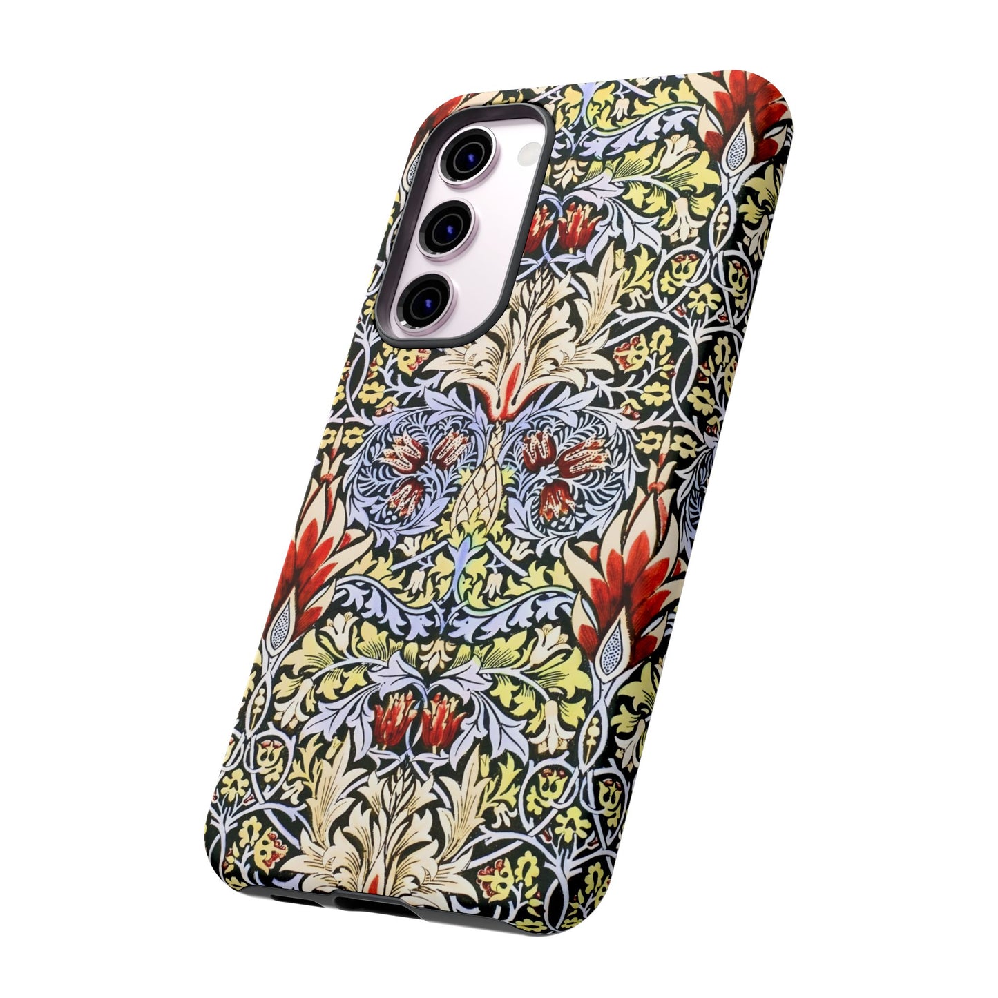 Stylish Phone Case - Floral Design, Tough Cases, Gift for Her, Phone Accessories, Trendy Tech, Unique Cell Phone Cover