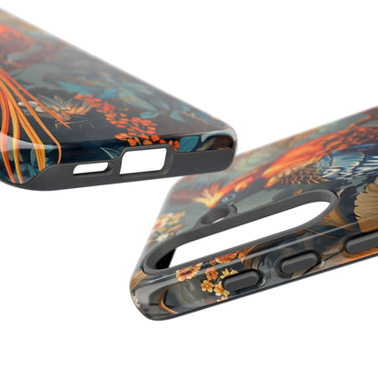 Vibrant Phone Case with Exotic Bird Design, Floral Phone Cover, Tough Case for Nature Lovers, Unique Gift Idea, Phone Accessory, [...]