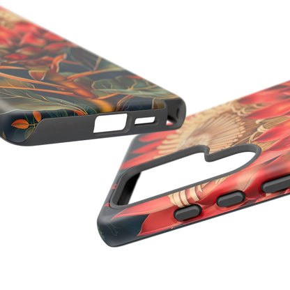 Tough Cases: Vibrant Floral Phone Case, Tough Phone Covers, Floral Art Cases, Nature Design Accessories, Gift for Nature Lovers