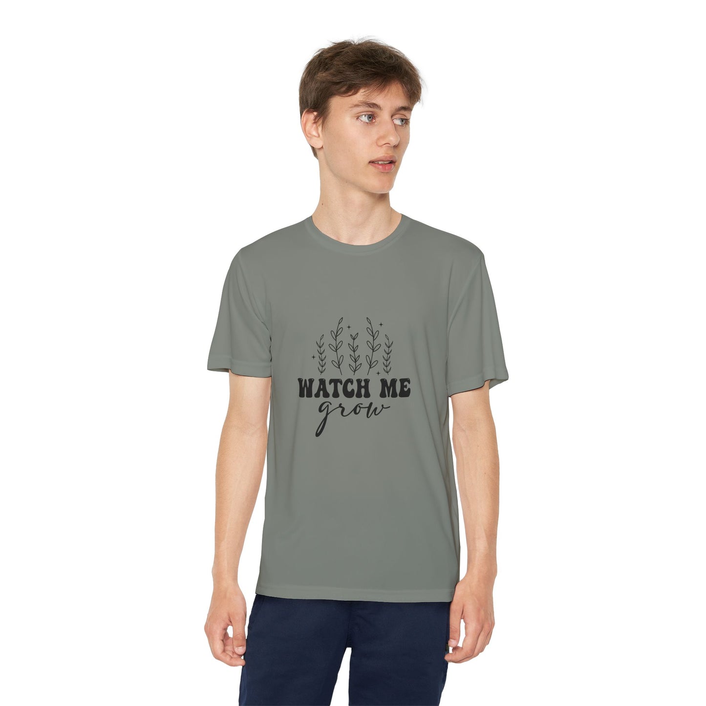 Youth Tee - "Watch Me Grow" Motivational Shirt