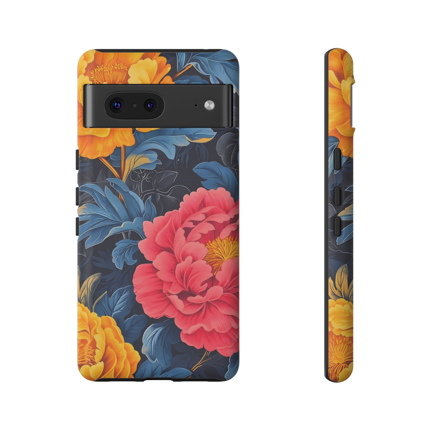 Floral Phone Case, Tough Cases, Stylish Mobile Cover, Gifts for Her, Phone Accessories, Unique Flower Design