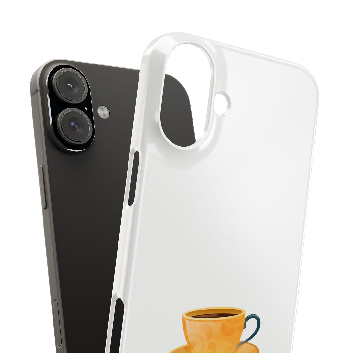 Coffee Cup Slim Phone Case | Cute Coffee Lover Gift, Phone Accessories, Personalized Phone Cover, Tea Enthusiast Case, Fall Decor
