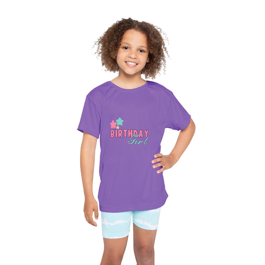 Kids Sports Jersey - Pink and Black Leopard Birthday Girl Graphic - Fun & Stylish Activewear for Young Athletes