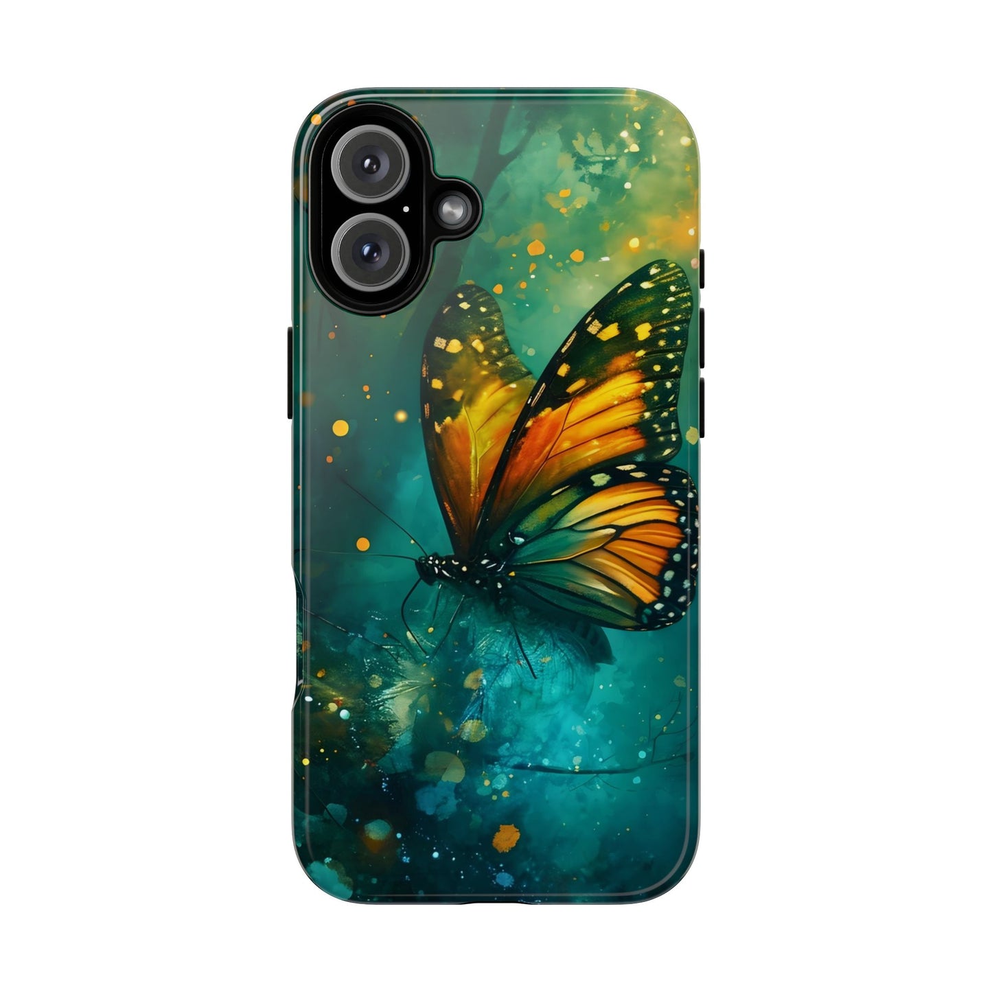 Colorful Butterfly Phone Case, Tough Cases for iPhone and Samsung, Cute Tech Accessories, Nature Lovers Gift, Vibrant Floral Design