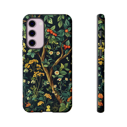 Floral iPhone Case, Nature Inspired Tough Case, Botanical Phone Cover, Eco-Friendly Gift, Unique Floral Design