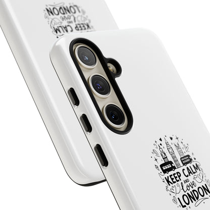 London Keepsake Phone Case - Keep Calm and Love London Design