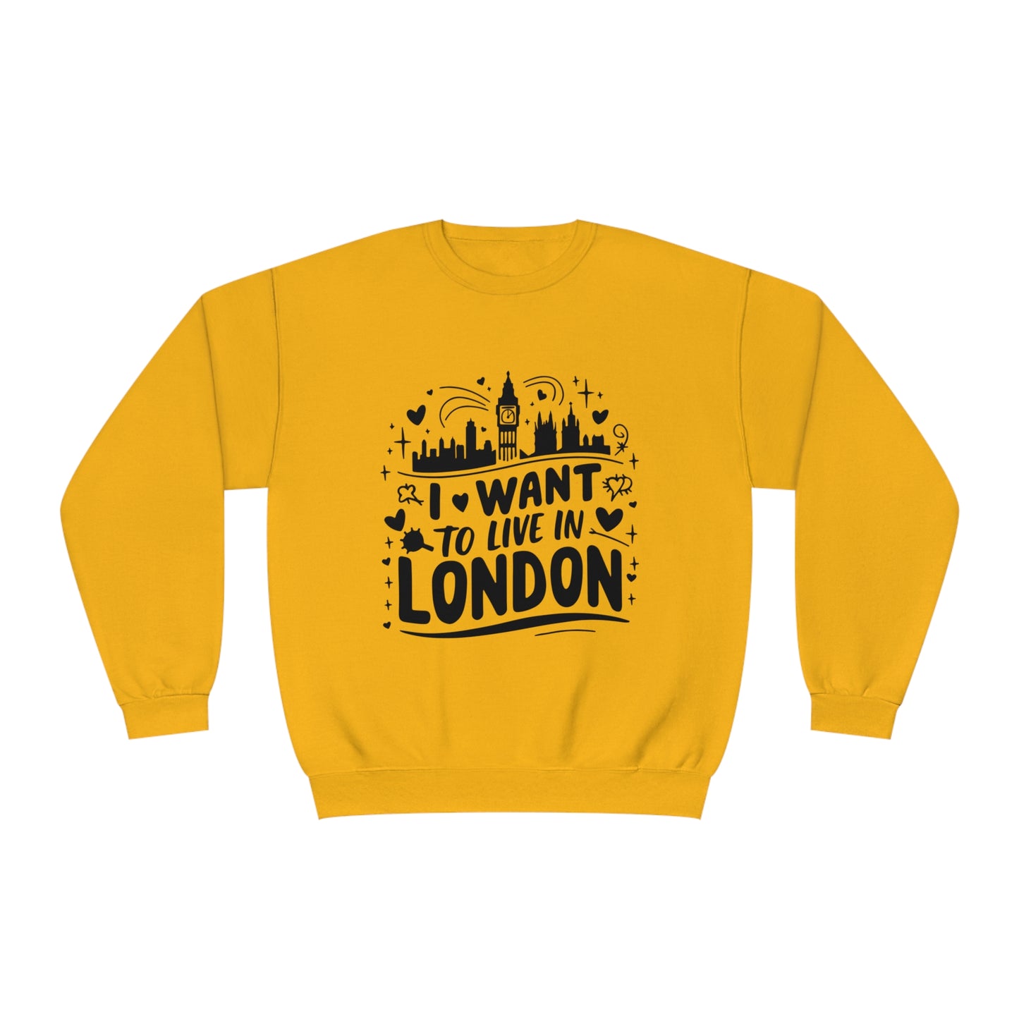 Unisex NuBlend® Crewneck Sweatshirt - I want to live in London