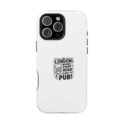 London Pub Themed Magnetic Tough Case - Perfect for Beer Lovers and Travelers
