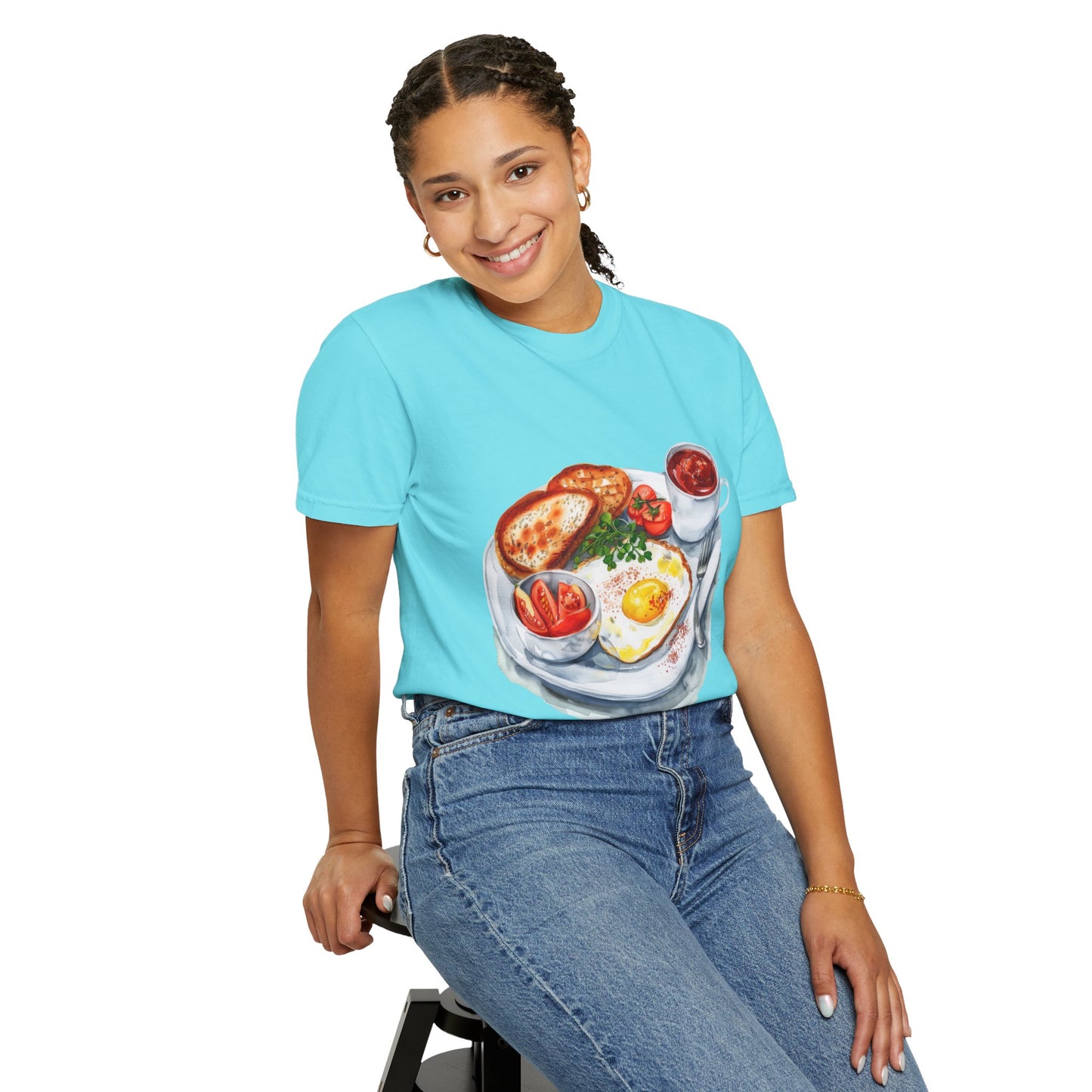 Unisex Garment-Dyed T-shirt - Hearty & Wholesome - Classic British Cuisin