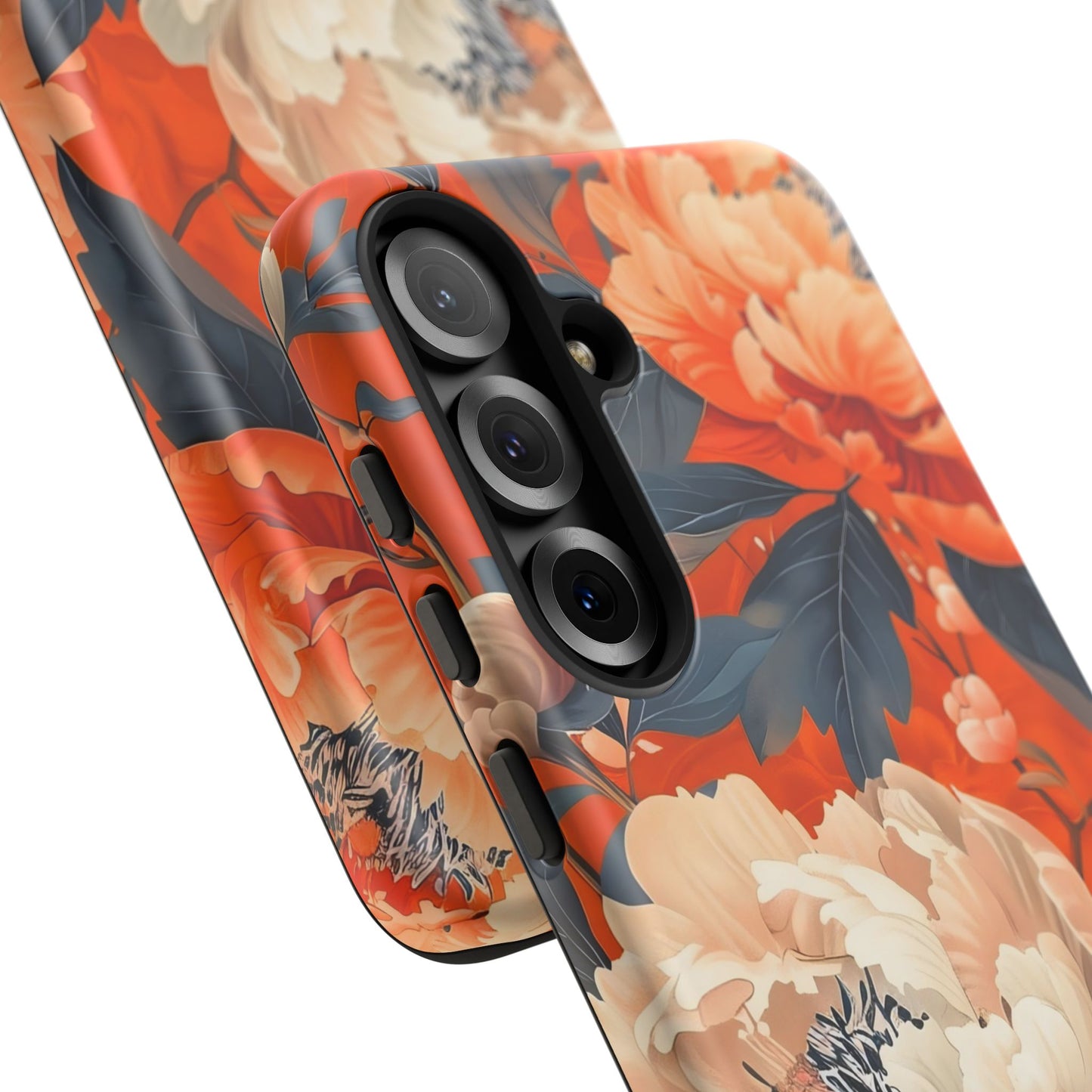 Floral Tough Case, Durable Floral Phone Case, Stylish Protection Case, Gift for Her, Spring Accessories, Mother’s Day Gift