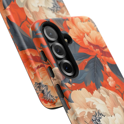Floral Tough Case, Durable Floral Phone Case, Stylish Protection Case, Gift for Her, Spring Accessories, Mother’s Day Gift