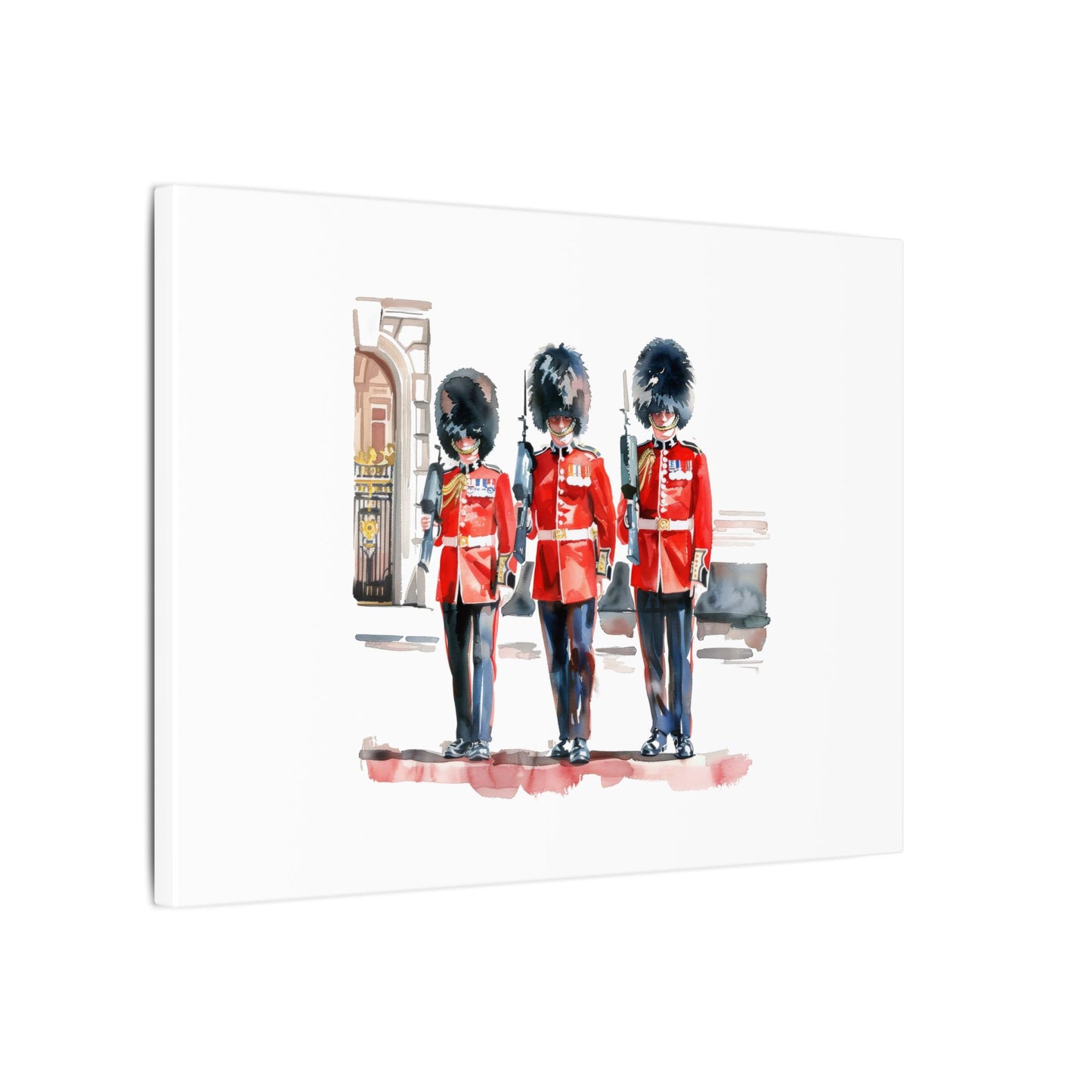 Royal Guards Canvas Print, British Wall Art, Home Decor, Unique Gift, London Culture