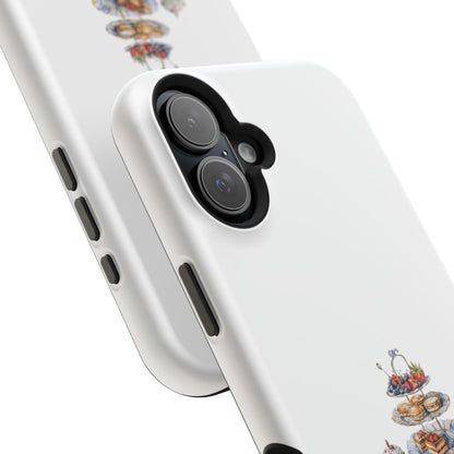 Elegant Tea Party Magnetic Phone Case, Cute Animal Design, Gift for Tea Lovers, Unique Smartphone Accessory, Kitchen Decor