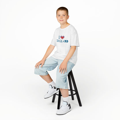 I Love England Kids Tee - Fun Cotton Shirt for Young Explorers