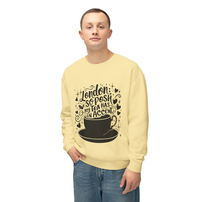 Unisex Lightweight Crewneck Sweatshirt - London's Nostalgic Tea