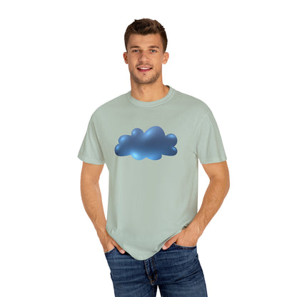 Serene Cloudscape - Dreamy Cloud All-day wear Unisex Garment-Dyed T-shirt