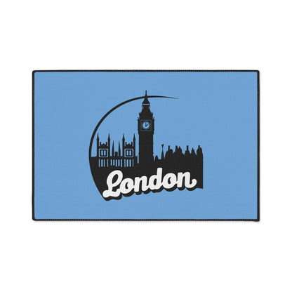 London Skyline Heavy Duty Floor Mat, Home Decor, Rug, Kitchen Mat, Entryway Welcome Mat, Gift for Travelers