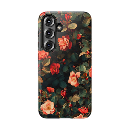 Floral Phone Case - Elegant Floral Design, Tough Protective Case, Perfect Gift for Her, Trendy Phone Accessories, Mother’s Day, Birthday