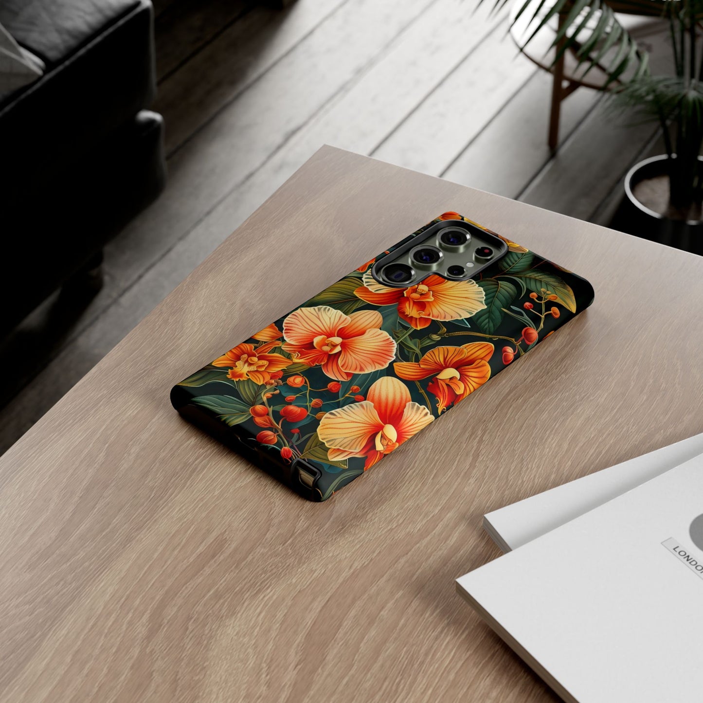 Floral Phone Case - Tough Cases, Protective Cover, Gift for Her, Smartphone Accessory, Floral Design, Nature-Inspired
