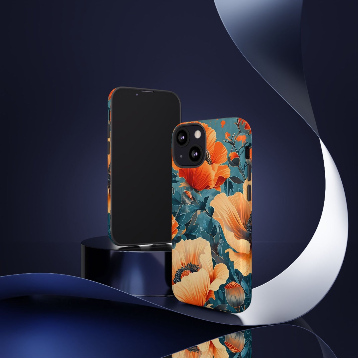 Floral Phone Case, Tough Cases for Protection and Style, Spring Aesthetic, Gift for Her, Phone Accessory for Nature Lovers