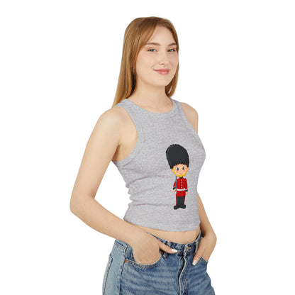 Women's Micro Rib Racer Tank Top - British Royal Guard
