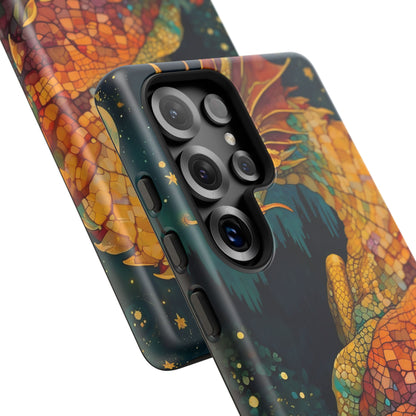 Dragon Art Phone Case, Tough Phone Cover, Fantasy Gift, Unique Mobile Accessory, Dragon Lover Gift, Stylish Protection