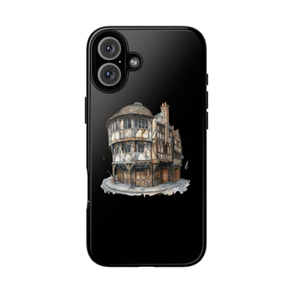Stylish Phone Case featuring Unique Building Design, Art Lover Gift, Durable Phone Cover, Trendy Gadget Accessory, Unique Gift for Her