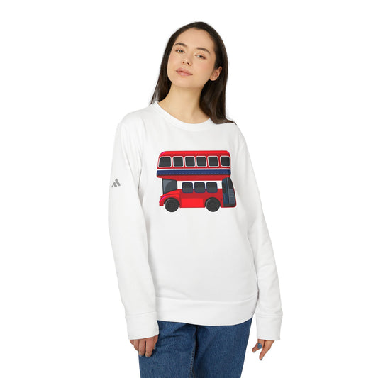 Adidas Unisex Sweatshirt - London Double-Decker Bus