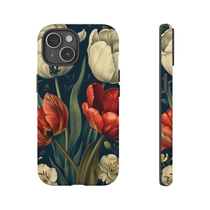 White Flower Tough Cases