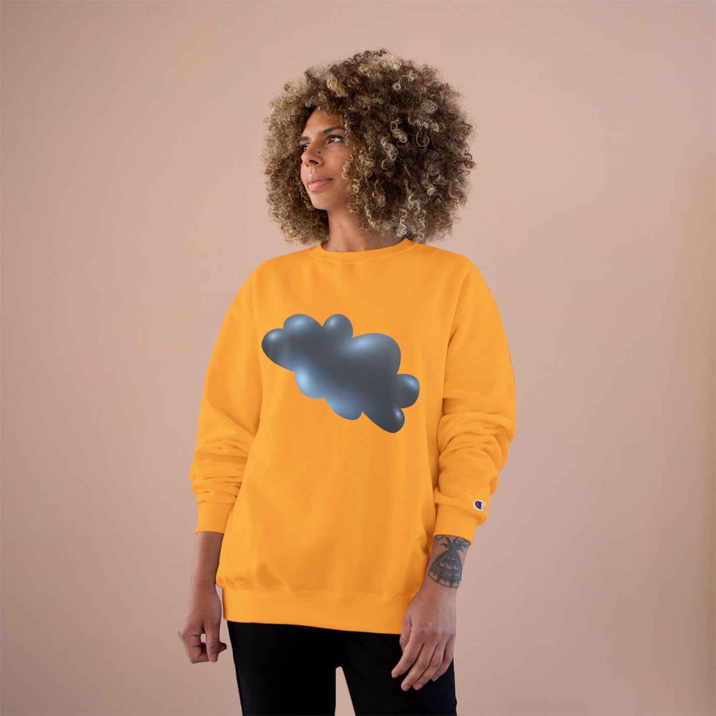 Champion Sweatshirt - Serene Cloudscape - Dreamy Cloud Design