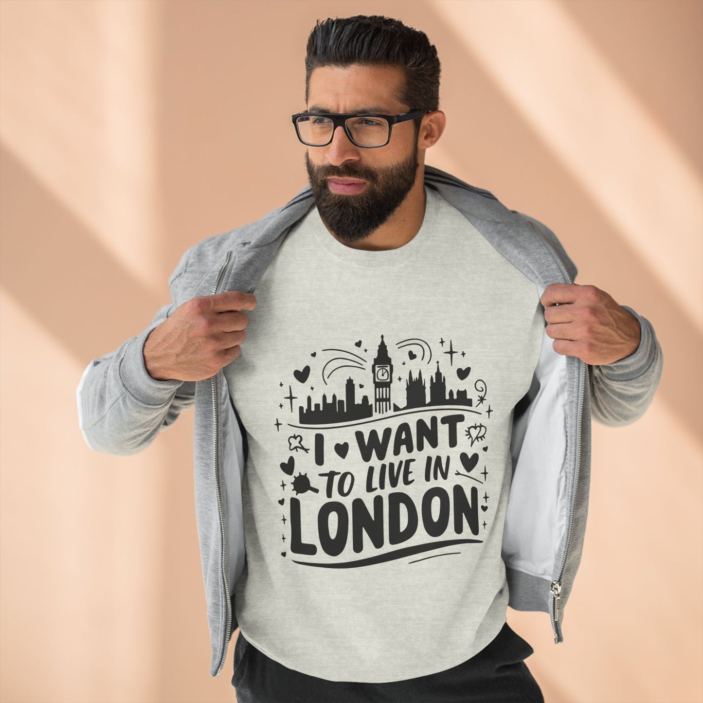 Unisex Crewneck Sweatshirt - I want to live in London