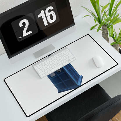 Doctor Who TARDIS Desk Mat - Gaming, Office Decor, Geek Gift, Mouse Pad, Home Office Accessories