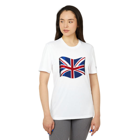 Adidas Unisex Sport T-shirt - Classic UK Flag Design