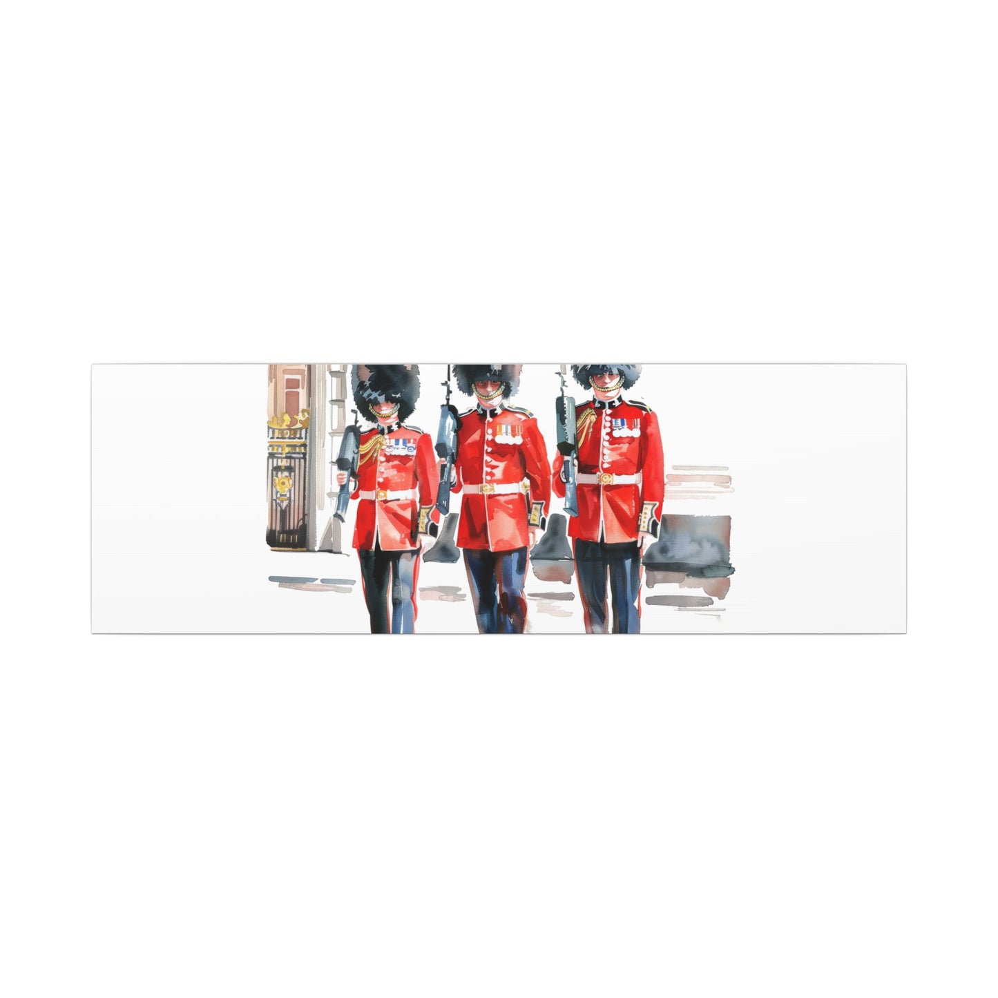 Royal Guards Canvas Print, British Wall Art, Home Decor, Unique Gift, London Culture