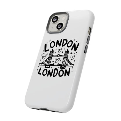 Love London Bridge Phone Case, Tough Cases for London Lovers, Cute Protection, Travel Gift, Phone Accessory, Design with Love
