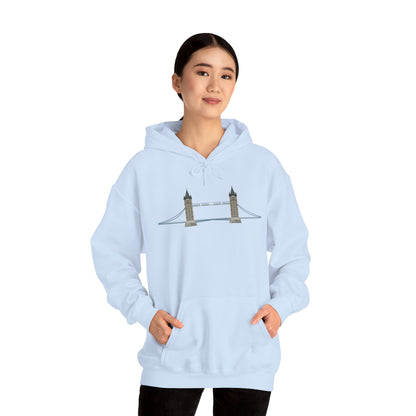 Unisex Heavy Blend™ Hooded Sweatshirt - Tower Bridge - Iconic London Landmark