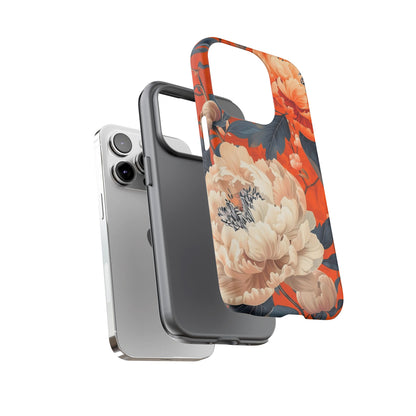 Floral Tough Case, Durable Floral Phone Case, Stylish Protection Case, Gift for Her, Spring Accessories, Mother’s Day Gift