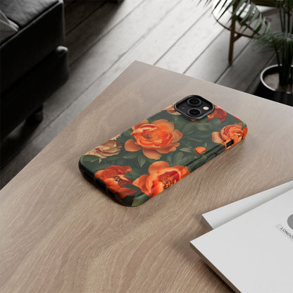 Stylish Floral Phone Case, Tough Cases, Floral Phone Cover, Gift for Her, Spring Accessories, Mother's Day, Phone Protection