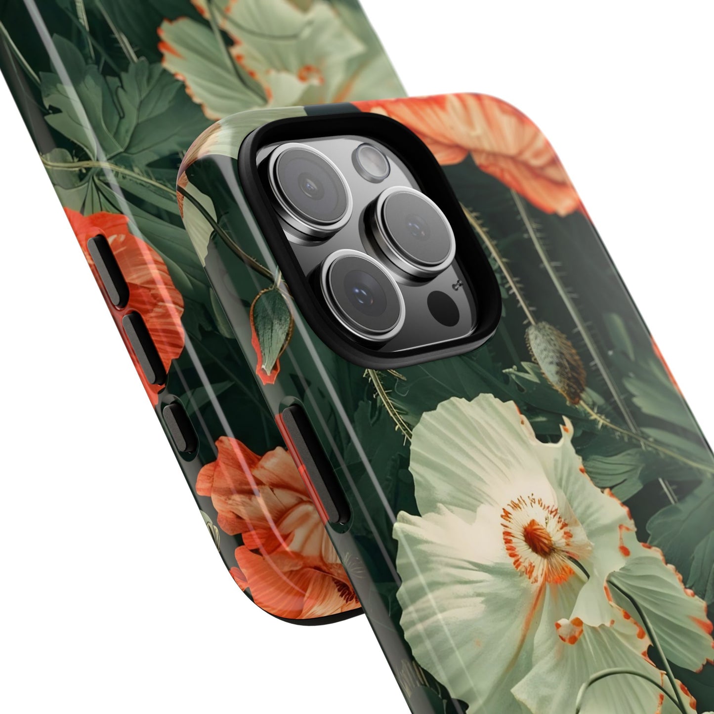Floral Phone Case - Tough Cases, Botanical Design, Gift for Friends, Trendy Mobile Cover, Personalized Phone Accessory
