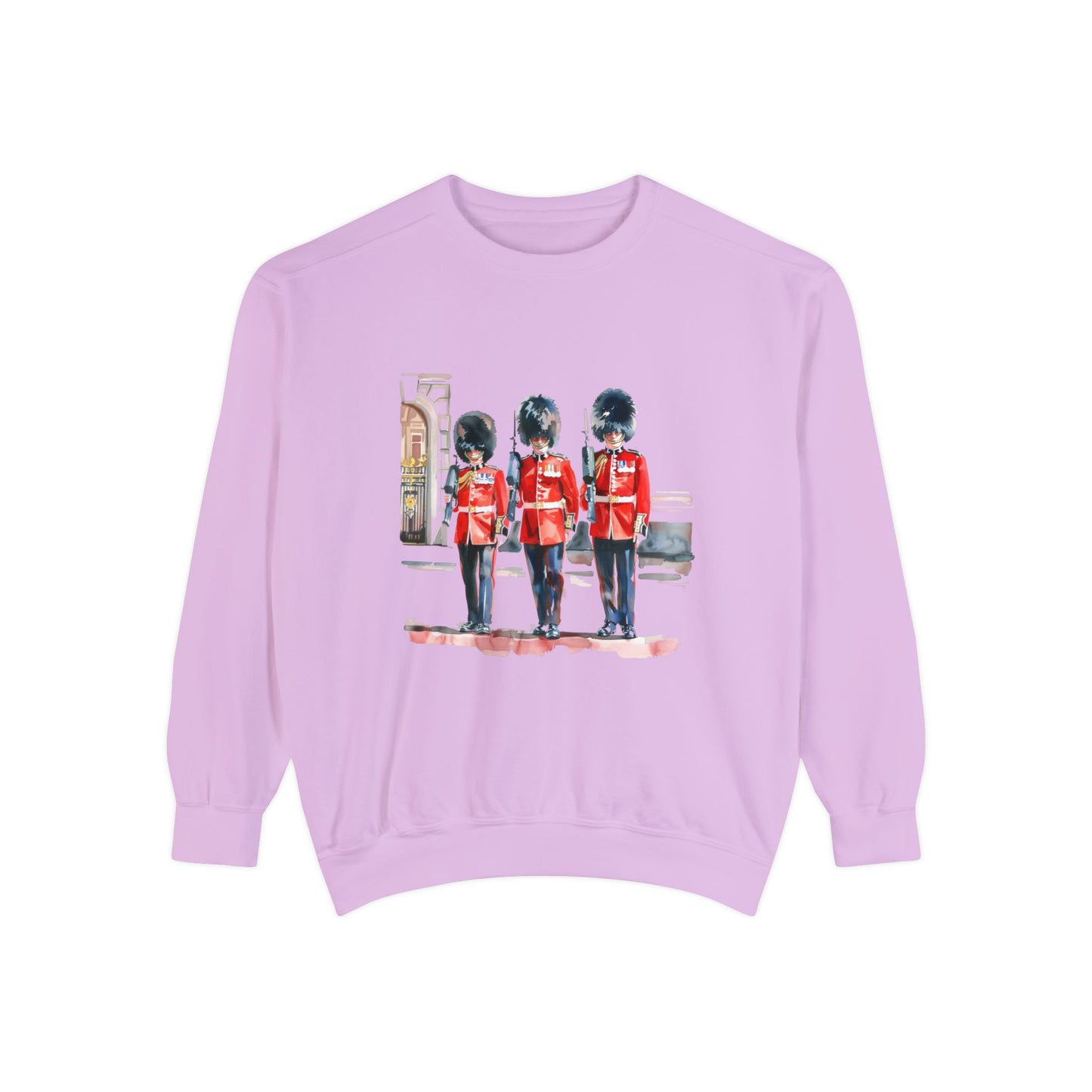 Unisex Garment-Dyed Sweatshirt - British Soldier - Classic Military Elegance and Honorable