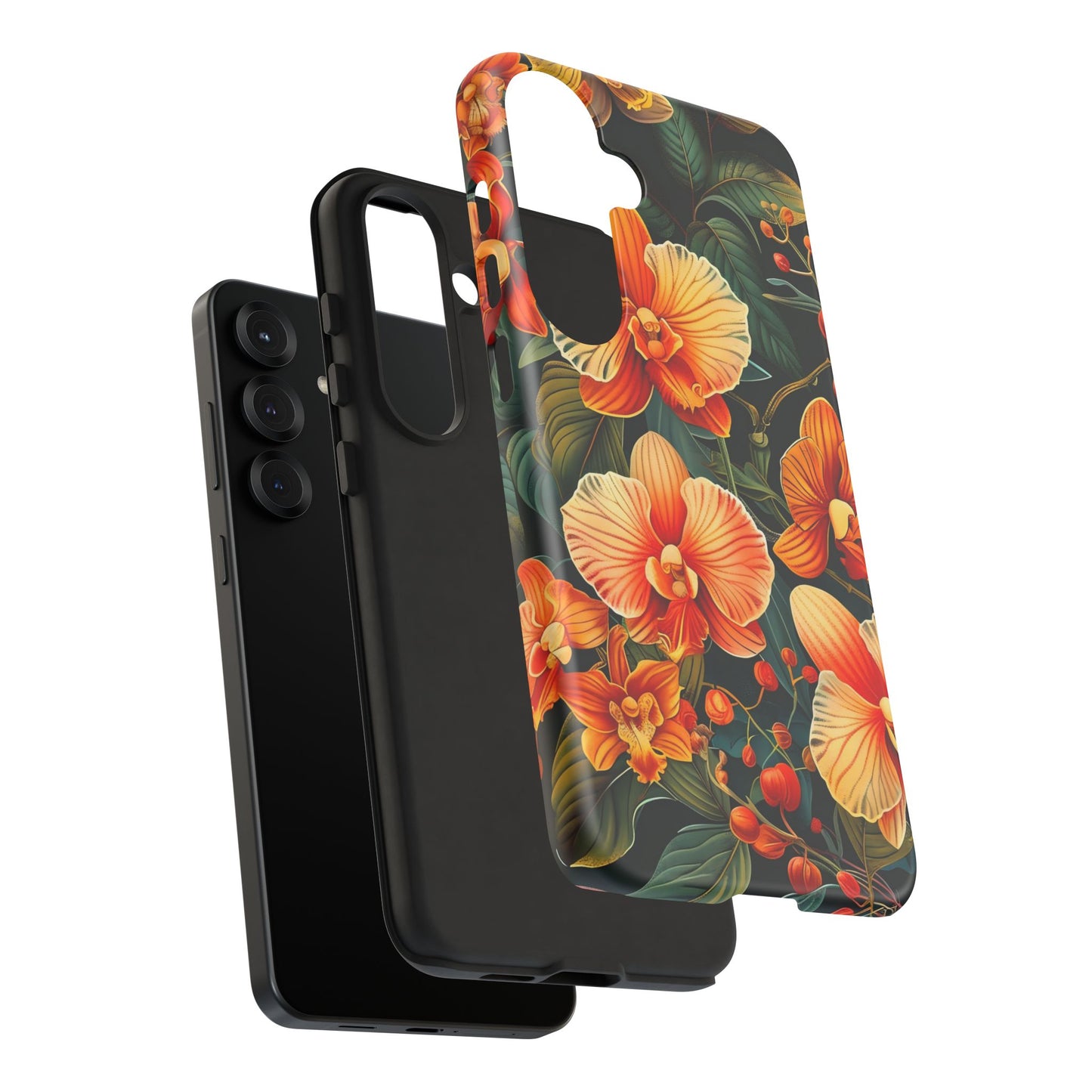 Floral Phone Case - Tough Cases, Protective Cover, Gift for Her, Smartphone Accessory, Floral Design, Nature-Inspired