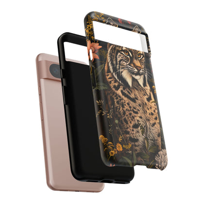 Wildlife Phone Case with Lynx Design, Tough Cases, Animal Lovers Gift, Nature Inspired Accessories, Unique Tech Protection