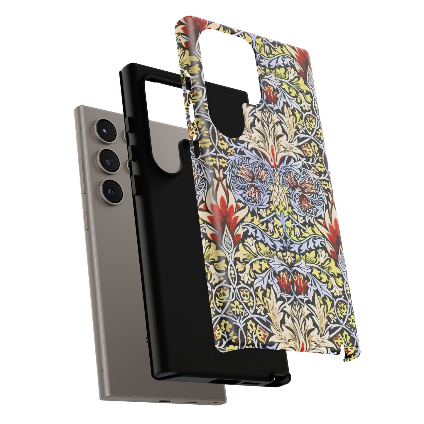 Stylish Phone Case - Floral Design, Tough Cases, Gift for Her, Phone Accessories, Trendy Tech, Unique Cell Phone Cover