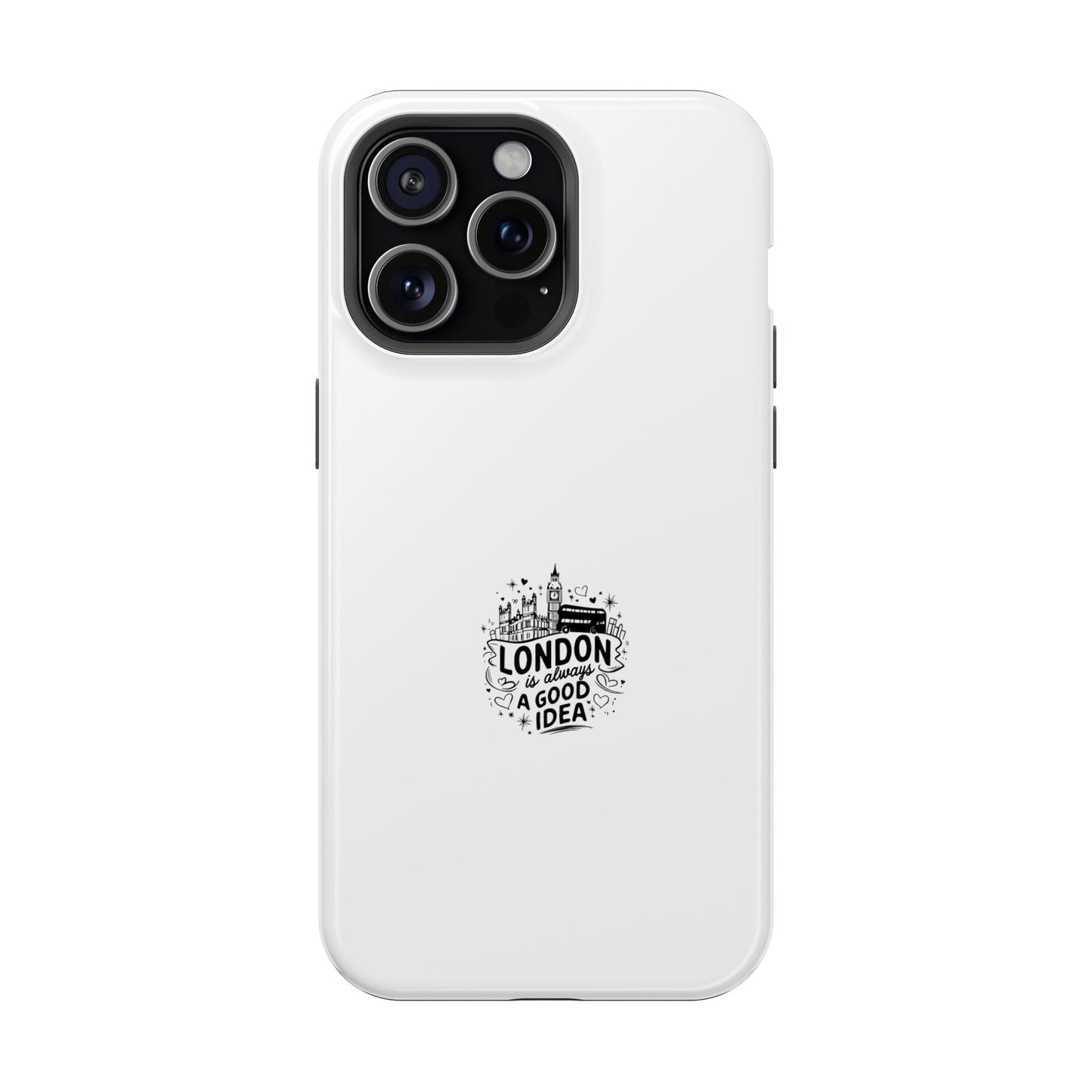 London Good Idea Magnetic Phone Case, Travel Accessories, Unique Gift, Phone Cover, London Souvenir, Custom Case